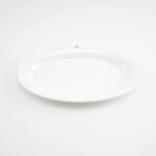 ケーラー ウワスラ オーバルプレート(28cm)ホワイト　4枚 ウワスラ／URSULA オーバルプレート（ケーラー／KAHLER） フリー